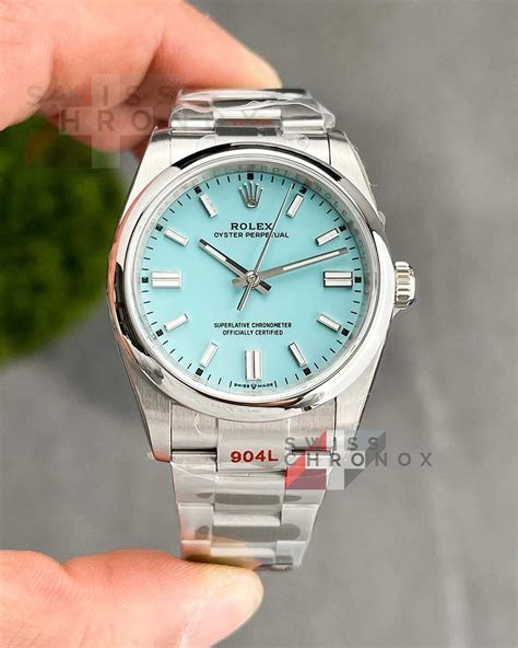 rolex op 36 white dial|rolex op 36 tiffany blue.